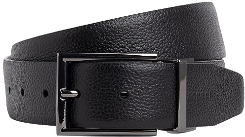 Hackett London REVERSIBLE BELT, cinturón Hombre, Black (Blk/Brown), 28