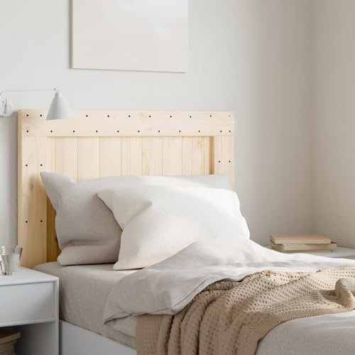 Homgoday Kopfteil 80x104 cm Massivholz Kiefer Betten und Zubehör Model358389