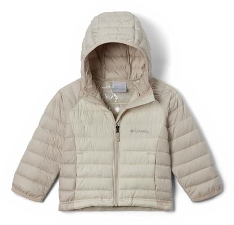 Columbia Powder Lite 2 Hooded Jacket dunjacka med huva för flickor och flickor (1 pack)