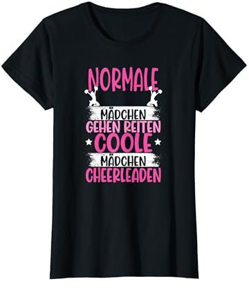 Cheerleading Cheerleader Damen Pompom Cheerleaden Mädchen T-Shirt