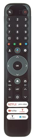 Télécommande Compatible avec TCL LED LCD TV 55C743 55C805 55QM8B 55T8A | 65QM8B 65T8A 75C643 75C645 75C805 75T8A 98C805 55C649 75QM8B 85C645 85C649 85C805 RC833-GUB1