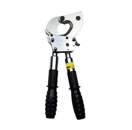 MOHUIED Cortador de Cables con trinquete Cortador de Cables con trinquete Cortador de Alambre con trinquete Tijeras for Cables de Aluminio y Cobre de 40 mm Herramienta Cortacables de Carraca(J-40A)