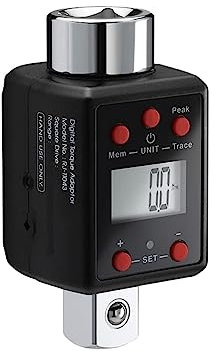 Chiave dinamometrica digitale Chiave dinamometrica digitale Angolo di rotazione Calibro 2-200Nm Chiave dinamometrica elettronica professionale regolabile Riparazione auto bici Tarata professionalmente