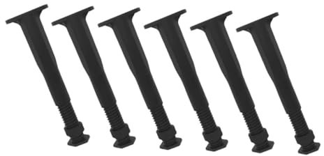 HOODANCOS 6stücke Verstellbare T-förmige Möbelbeine Höhenverstellbar Robust Und Langlebig Für Sofas Tische Und Kommoden