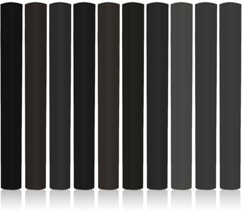 NHQZ 1 Kit Réparation Pour Stratifié (10 Bâtons), Bâtons De Cire De Réparation Pour Bois, Cire Meuble En Bois, Mastic À Bois, Cire Parquet, Cire Bois (Foncé, A)