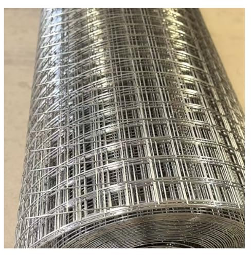 DTVEW Malla de Alambre de Acero Inoxidable Valla de Camad de Metal 10mm/0.6mm Valla para Avicultura Valla de Seguridad(0.8x20m)