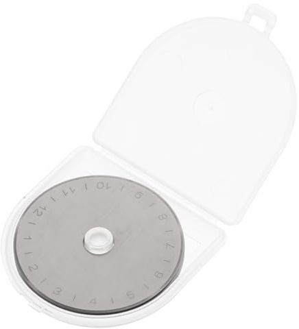 Parliky 10 piezas Cuchillas para Cortador Rotatorio Afiladas y Duraderas para Corte de Tela y Cuero Recambios Compactos y Portátiles para Sastrería y Manualidades