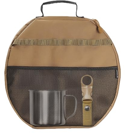 Frying | Grill Skillet Cookware Organizer | Heavy Duty Cooking Carrying Case, Portable Skillet Holder, Durable Non-Stick Cookware Organizer, Travel Camp