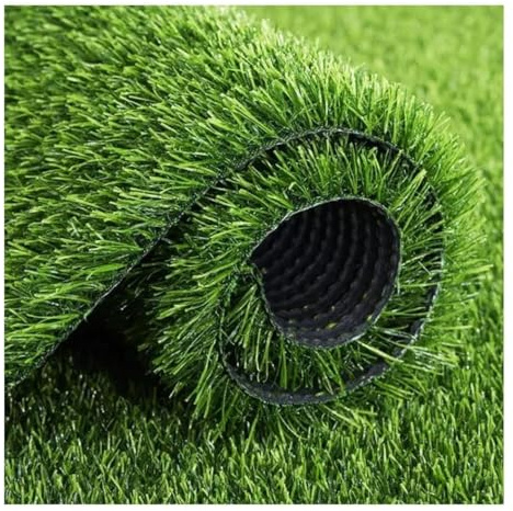 EUXHTYWP Realistischer Rasen, Kunstrasenrolle, 1 x 10 m realistisch aussehende Grasteppichrolle, 20 mm Dicke künstliche Kunstrasenmatte for Terrasse, Garten, Balkon, Schule, Rasendekoration(1x6m)