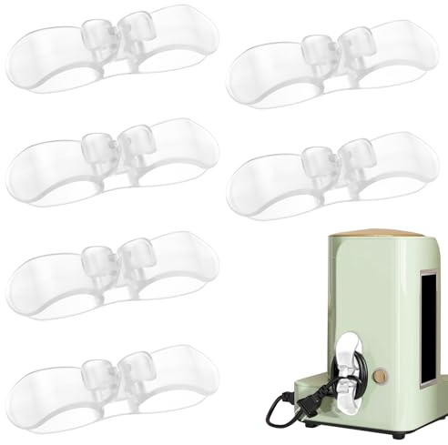 Ouligay 6 organizer per cavi per dispositivi, avvolgicavo, autoadesivo, clip per cavi, avvolgicavo, passacavi, organizer per cavi per utensili da cucina, mixer cuoci riso