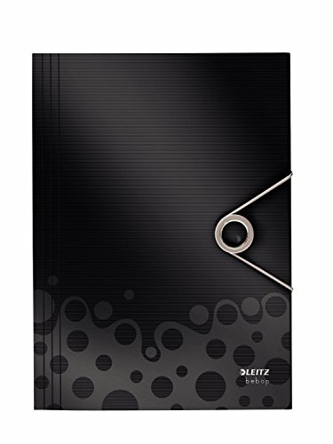 Leitz Eckspannermappe Bebop, A4, PP, schwarz