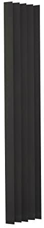 Ventanara® 19 Lamellen einzeln anthrazit 89mm Ersatzlamellen für Lamellenvorhang Vertikaljalousie 250 cm