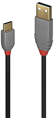 Cavo USB 2.0 Tipo A a C Anthra Line, 0.5m