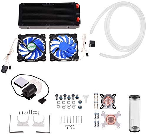 Watercooling 240mm Watercooling Custom Kit Refroidisseur CPU/GPU Bloc Pompe Réservoir LED Dissipateur de Chaleur Système de Refroidissement pour //NV