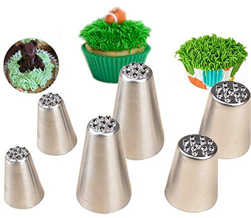 BLUGUL Erba Bocchetta Decorativa, 6 Pezzi Multi Foro Beccucci, Cornetto Multi Foro