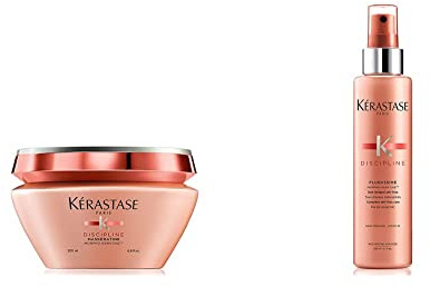 Kérastase Haarmaske für widerspenstiges und strapaziertes Haar, Glättend mit Anti-Frizz Effekt, Maskératine Maske, Discipline
