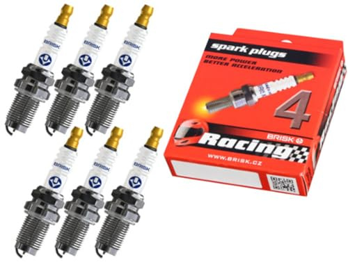 BRISK Iridium Racing DOR12IR 1721 Zündkerzen, 6 Stück