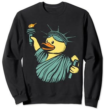 Statue of Liberty Rubber Duck New York Duckling Sweatshirt