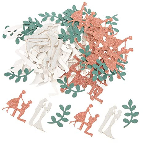 PRETYZOOM 2 Beutel Hochzeitskonfetti aus Papier für Festliche Tischdeko
