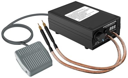 Kit saldatore a punti a batteria, Kit macchina for saldatrice a punti ad alta potenza da 8000 W, strumenti for saldatura a batteria 18650 Macchina saldatrice portatile Striscia di nichel da 0,2 mm Per