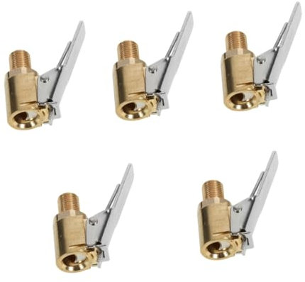 Gogogmee 5 Stück Luftpumpenadapter Auto Hebelwirkung Kfz Reifenventilstecker Reifen Luftfutter Hebelstecker Adapter Ventilversorgungsventil Adapter Für Reifenfüller Hebelstecker