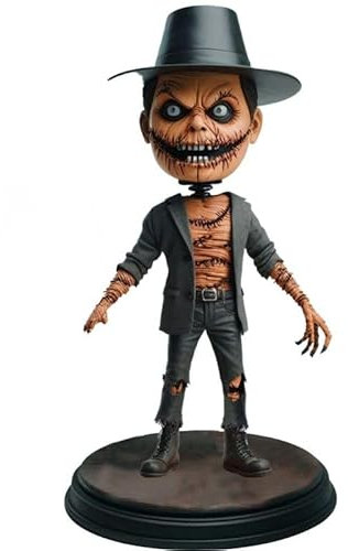 mydedor Individueller Wackelkopf für Halloween, personalisierter Wackelkopf für den ganzen Kopf, handgefertigte Wackelköpfe für Halloween, gruselige Anlässe, Dekoration oder einzigartige Geschenke für