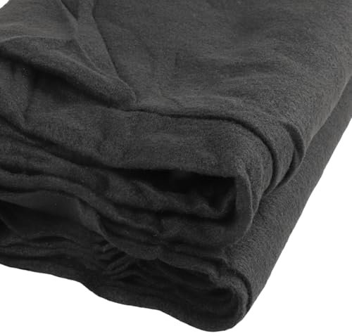 Sous-couche de protection en tissu géotextile non tissé pour étang de jardin, protection contre les racines des rochers, 1,5 x 2 m, 2 x 2 m, 2 x 3 m, noir (2 x 2 m)