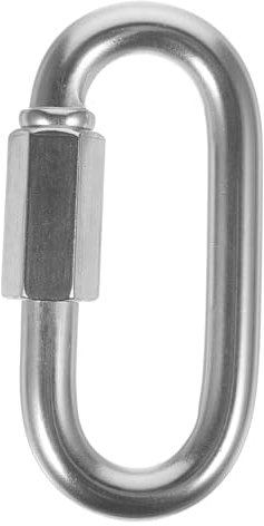 ABOOFAN Moschettone Chiusura Maglie Piccole in Acciaio Sgancio Rapido Per Arrampicata e Altalene Compatto e Durevole