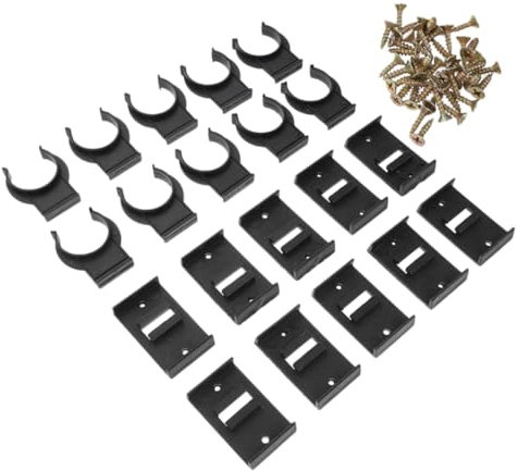 SEWACC 10sets Plastic Cabinet Legs Pp Material Adjustable Height Kitchen Kick Board Plinth Clips for Cabinets and Furniture Leg Accessories Easy Installation Screws