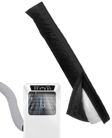 Manguera De Aire Acondicionado Portátil - Cubierta De Manguera De Aire Acondicionado | Cubierta Aislante Para Tubo De Ventilación Refrigerado A Prueba De Polvo, Ajuste Flexible Una Fácil Instalación