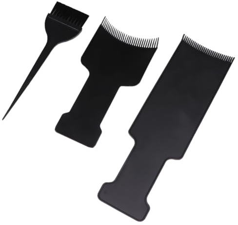 Kit D’outils de Coloration Capillaire Noir en Abs, 1 Set