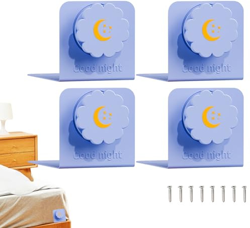 Nybhyjka Bettlakenhalter, Tagesdecken-Eckhalter, rutschfest, L-Form, für Schlafzimmer, Kinderzimmer, Hotel, Etagenbett, Gästezimmer, Reisen