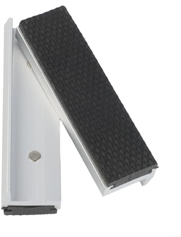 Pumixiy Ganasce in gomma per morsa in metallo, 8-8 pollici, impugnature magnetiche da banco con antiscivolo, protezioni in lega di alluminio (10,2 cm)
