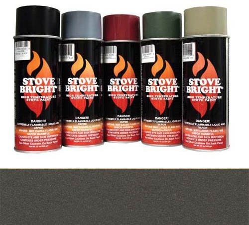 Metallic Rich Brown - 1200 Degree Wood Stove High Temp Paint -