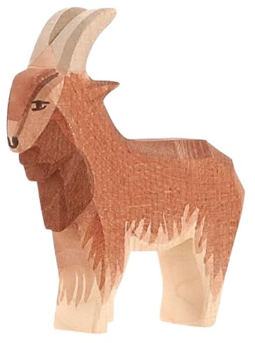 Ostheimer 11711 Ziegenbock aus Holz Höhe 10,5cm