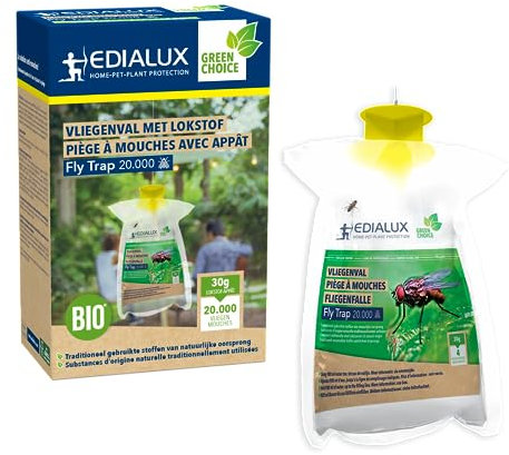 Trampa para moscas ecológica