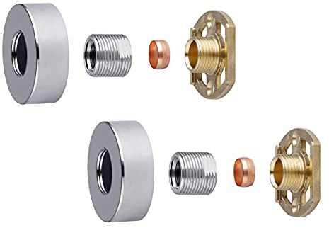 Keenware KSA-001 Bar Valve Fixing Kit, Chrome