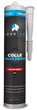 IRONTEK Colle Pare Brise Polymere