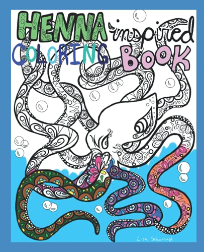 Henna Inspired Coloring Book