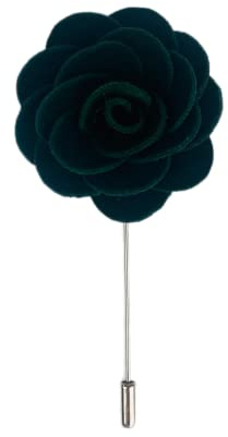 Dunkelgrüner Samt, handgefertigt, Blume/Rose, Anstecknadel, Blazer, Jacke, Knopfloch, Ansteckblume, Ansteckblume,, Einheitsgröße, Samt