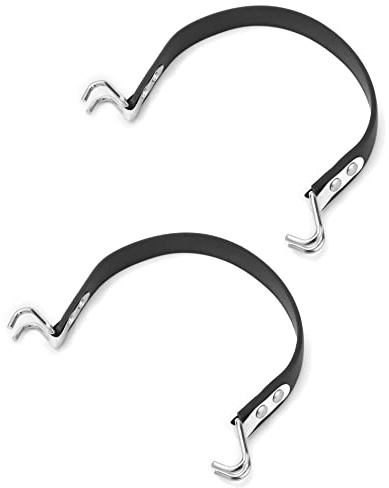 QWORK Battery Lifting Strap Compatible With T105, 2 Pack Car Belt Handling Mounting Bracket Lifter