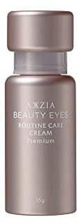 AXXZIA Beauty Eyes Routine Care Premium Crème anti-âge japonaise avec peptides et extraits botaniques – Éclaircissant et traitement raffermissant – 15 g