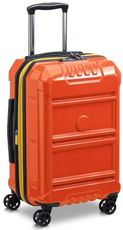 DELSEY Paris – REMPART – Hartschalenkoffer 73 cm x 41 cm x 37 cm – 88 L – XL – Orange