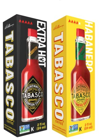 TABASCO® Duo- pack salsa Scorpion & Habanero (2 * 60ml). La mejor salsa para los más valientes y aventureros.