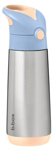 b.box Insulated Drink & Water Bottle | Insulated Double Wall Stainless Steel | Keeps Drinks Cold up to 15hrs, Warm up to 8hrs | 500ml/16.9