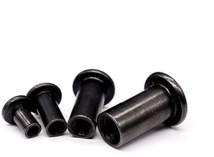 10/20 Stück M3 M4 M5 M6 Stahl mit schwarzer Möbelmutter Schiene Butt Lock Verbindungsmutter (Color : M5 10pcs, Size : 10mm)