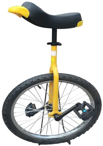 Outdoor-Einrad Einrad-Fahrrad | Einrad for Kinder, tägliche Fitnessübungen, Fahrradübungen, Gleichgewichtstraining, Talentshows, Hobbys usw., Einräder for Erwachsene ( Color : Yellow , Size : 18inch )