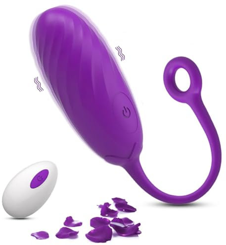 Huevo Ṿibradóradòr Clítoriś Ṥēxṵal para Mùjêr Vîbrãdør con Mando Distancia,Mini 12 Modos Ṽibráción Parëjas Màndo Juguetês Eróticos para Parejàs Sexuàles Coṋsôladorês.. para Mújer BYED002