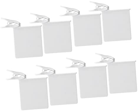 Mikinona Refrigerator Storage Divider 8pcs Set for Daily Use Practical Abs Material