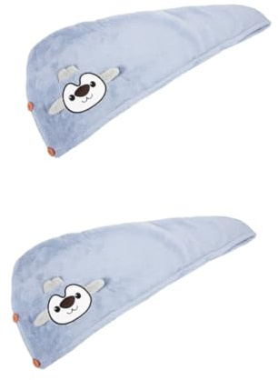 FRCOLOR 2St Wickeltuch aus Mikrofaser Haartuch Handtuch-Haarwickel Trocknen kinderhandtücher handtuch Kopfwickeltuch für nasses Haar haartrockener handtuchwickel superfeine Faser
